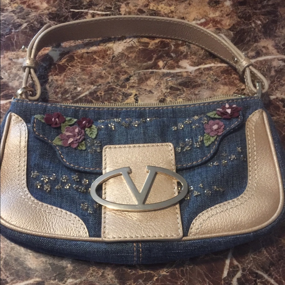 Vintage Valentino Garavani denim bag